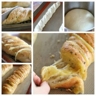 Wonderful DIY Pull-apart Garlic Cheesy Bread