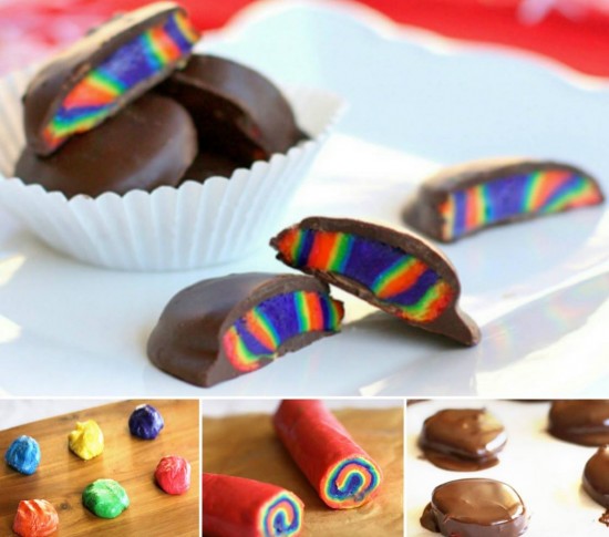 Rainbow Peppermint Patties Tutorial wonderfuldiy Wonderful DIY Amazing Rainbow  Cakes