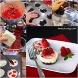 Wonderful DIY Mini  Raspberry Swirl Cheesecakes