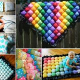 Wonderful DIY Colorful Baby Bubble Quilt