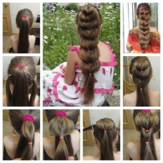 Wonderful DIY Pretty Heart Ponytail Hairstyle