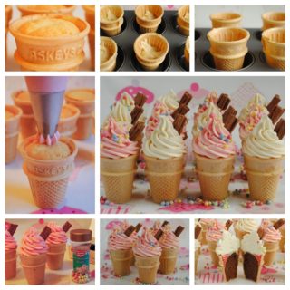 Wonderful DIY Ice Cream Cone Cupcakes