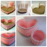 Wonderful DIY Weaved Yarn Basket Made From Cardboard