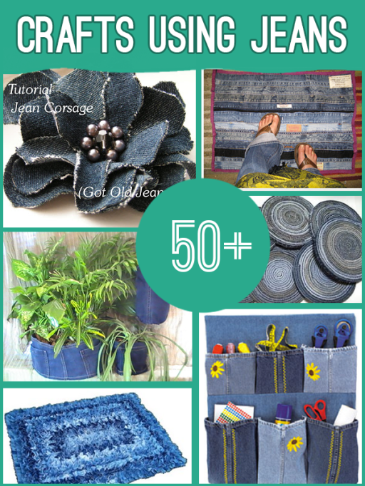 50+-Wonderful ideas for Old-Jeans