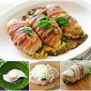 Wonderful DIY Bacon Wrapped Chicken Breasts Stuffed with Pesto and Cheese