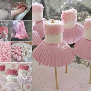Wonderful DIY Cute Marshmallow Ballerinas