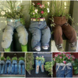 Recycling Jeans Into Cute and Quirky Planters