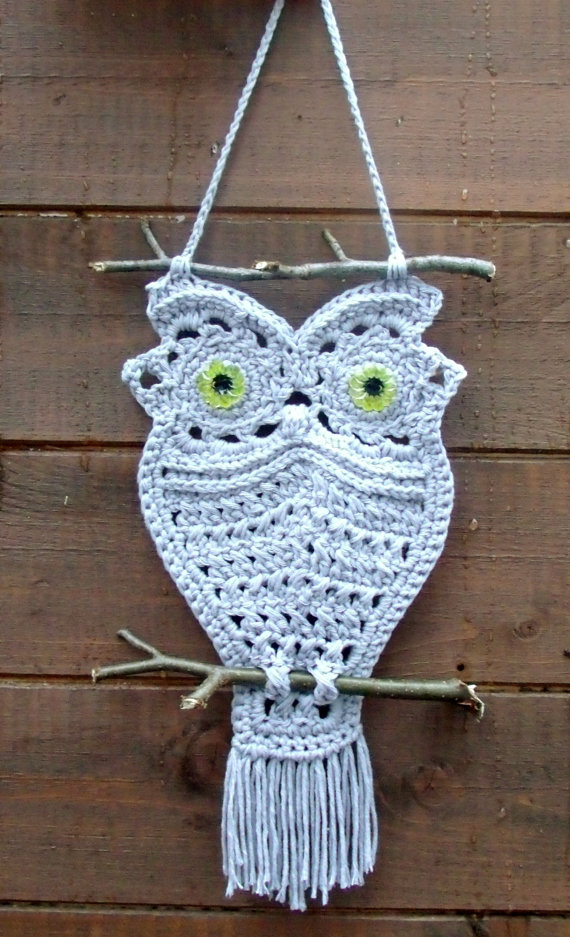 Wonderful DIY Cute Macrame Owls