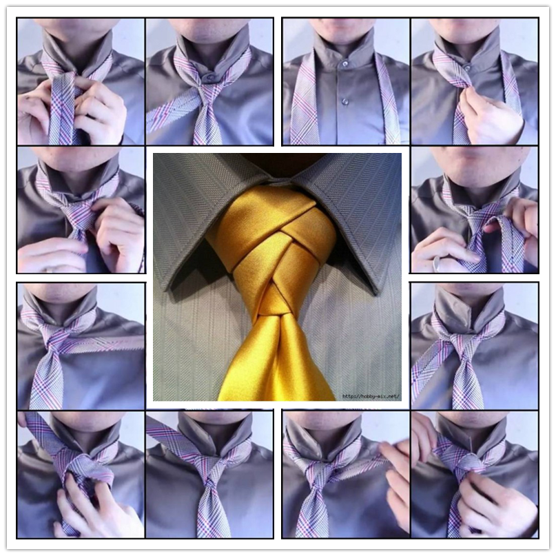 Tie a unique Necktie Knot F