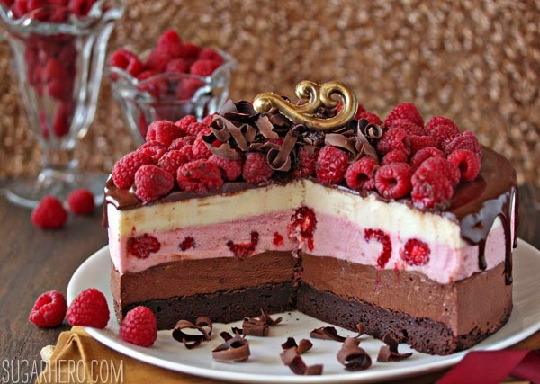 chocolate-raspberry-mousse-cake-4