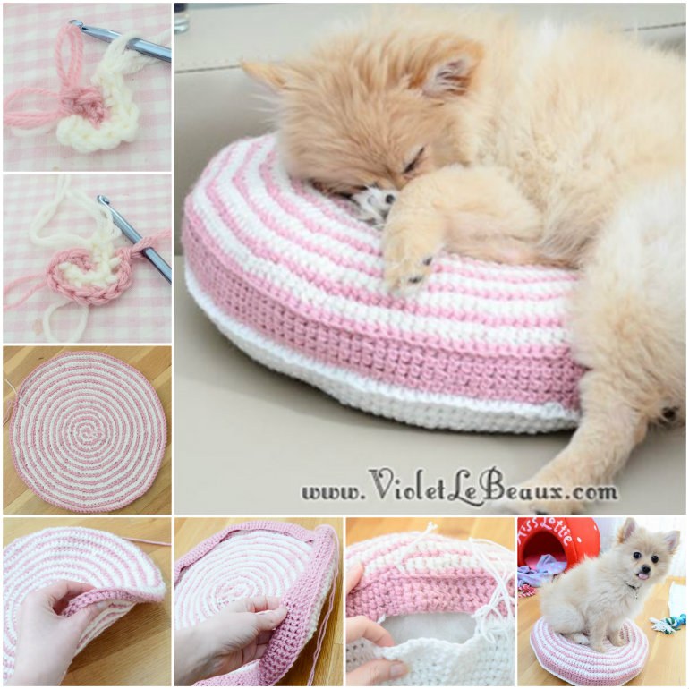 crochet-pet spiral-pillow-wonderfuldiy