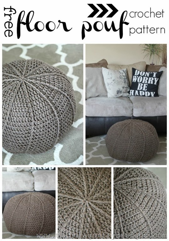 free-crochet-pet pouf-pattern-wonderfuldiy