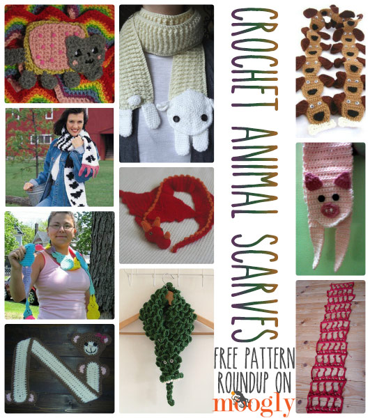 10-Free-Crochet-Animal-Scarves-wonderfuldiy