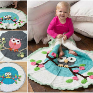 Wonderful DIY Gorgeous Crochet Owl Blanket
