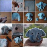Wonderful DIY Cute Mini Fabric  Elephant