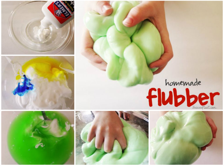 Homemade-Flubber for kids