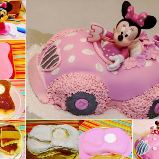 Minnie Car Cake for Magnificent Birthday Parties