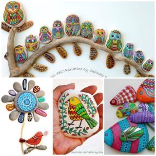 Wonderful Ideas For Painting  Stones and Pebbles