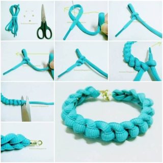 Wonderful DIY Super Easy Shoelace Bracelet
