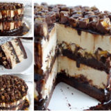 Wonderful DIY Amazing Snickers Brownie Ice Cream Cake