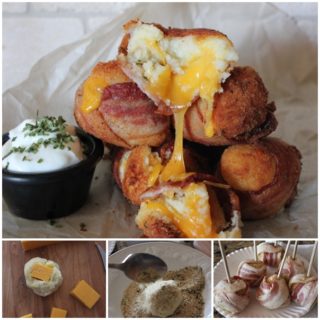 Mouth-Watering Bacon Wrapped Cheesy Mashed Potato Bombs