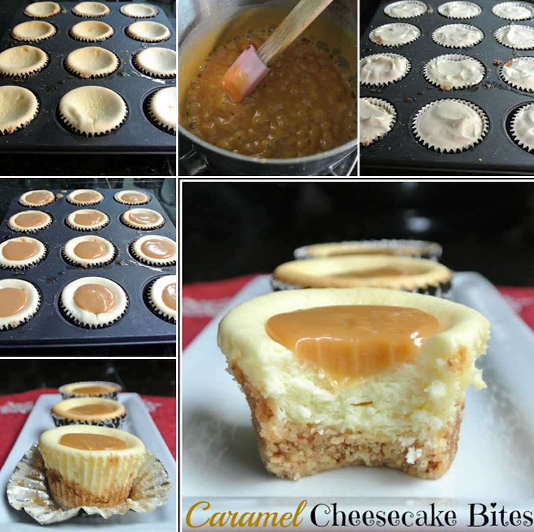 caramel-cheesecake-bites
