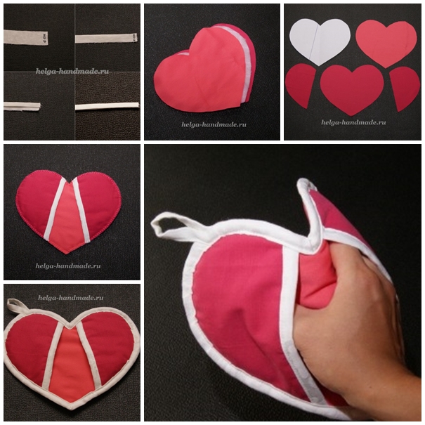 handmade Heart  Potholder F
