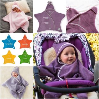 Make Your Own Shining Star Fleece Baby Wrap