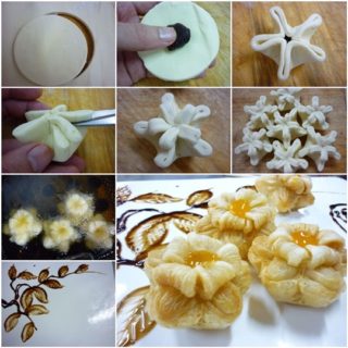 Wonderful DIY Delicious Puff Pastry Flower