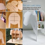 Wonderful DIY Smart Sheep Bookshelf For Kids