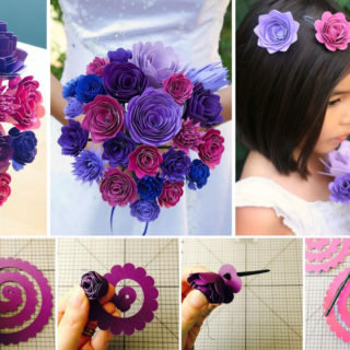 Wonderful DIY Gorgeous Paper Flower Bouquet For Wedding