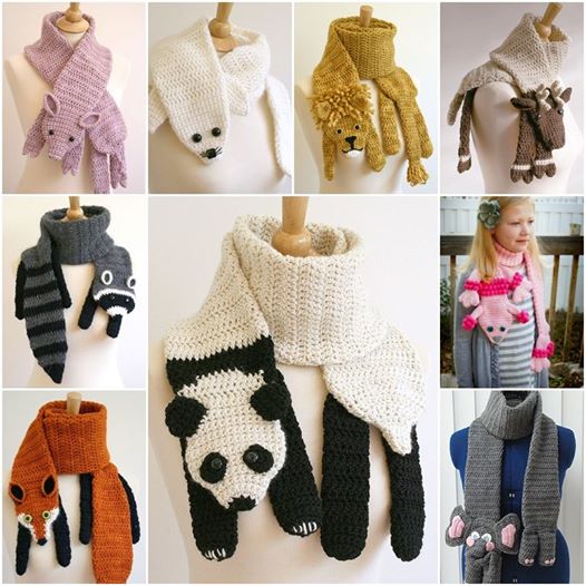 Crochet scarf patterns for every animal-lover