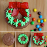 Wonderful DIY  Christmas Wreath Cupcake