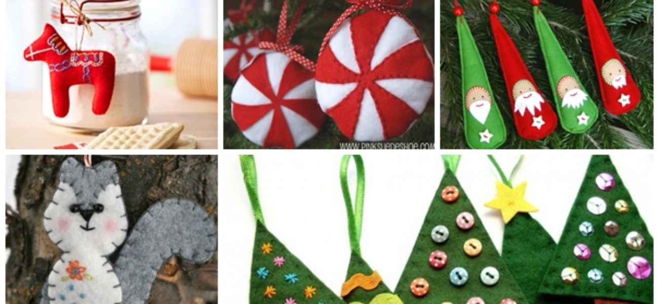 30+ Unique DIY Felt Ornaments For Christmas that Sparkle Creativity