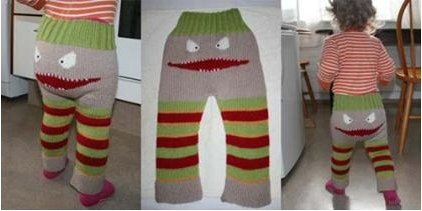 Knitted-Monster-Pants free pattern q