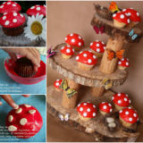 Wonderful DIY  Fairy Garden Mushroom Cupcakes