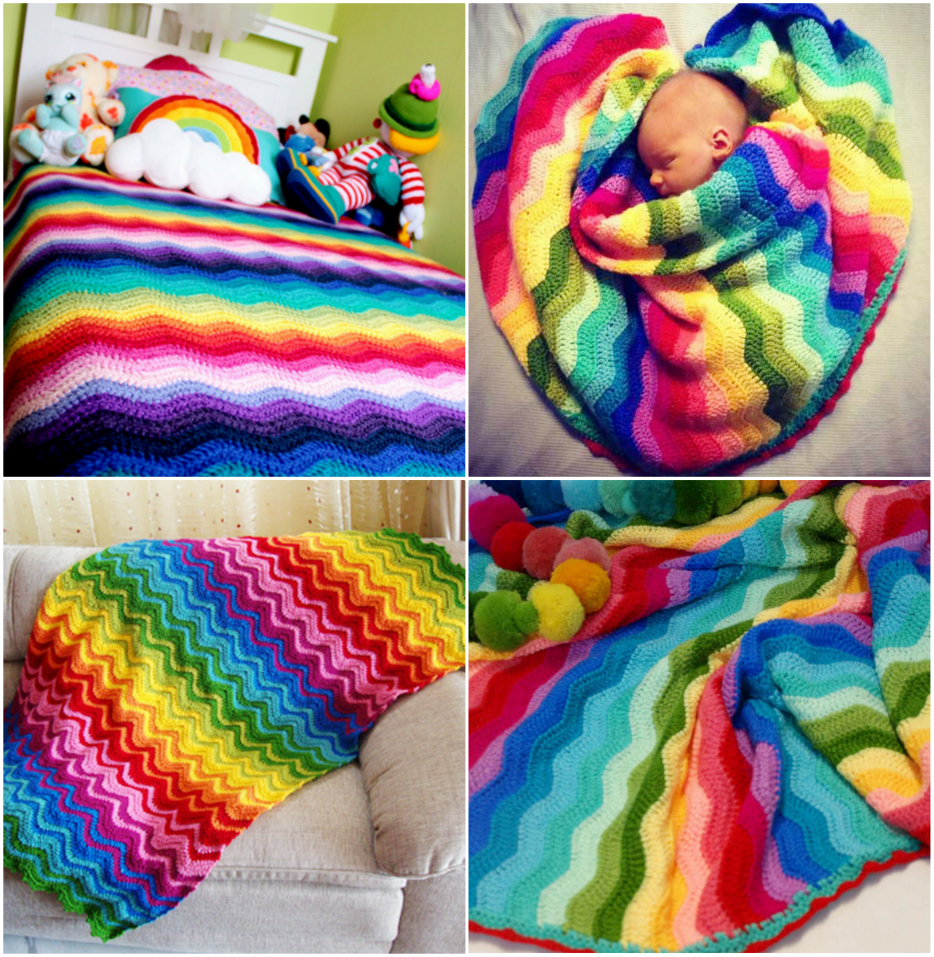Rainbow-Ripple-Blanket-FREE-Pattern-