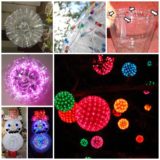Wonderful DIY Christmas Sparkle Ball Decoration from Plastic cups