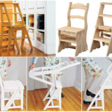 Wonderful DIY 2 in 1 Step Stool Chair