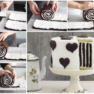 Wonderful DIY Amazing Chocolate Stripe Cake
