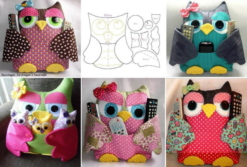 owl-pillow-remote-control-holder-pattern