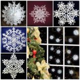Wonderful DIY Pretty Paper Snowflake Ornaments for Christmas