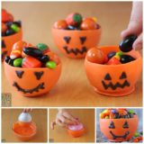Wonderful DIY Edible Pumpkin Cups for Halloween