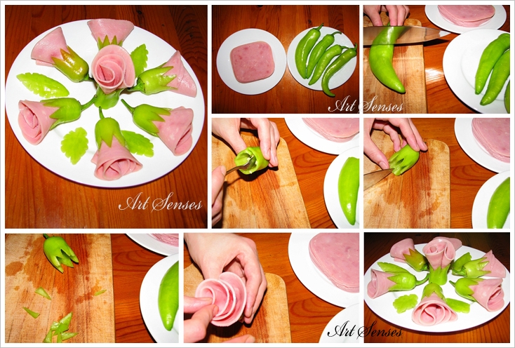 sausage-slice-and-chili-roses DIY F