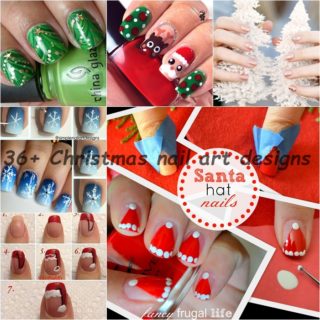 36 Wonderful  Christmas nail  art Designs