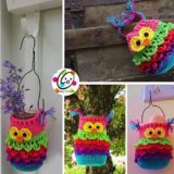 Wonderful DIY Crochet Bonbon The Owl  with Free Pattern