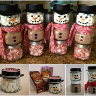 Wonderful DIY Hot Cocoa Snowman Gift for Christmas