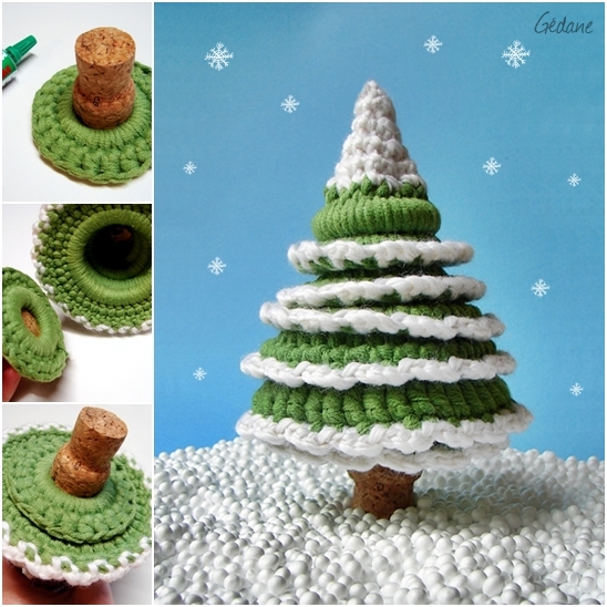 crochet Christmas tree DIY F
