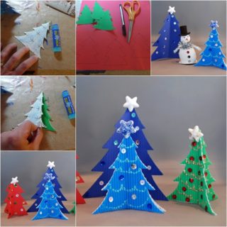 Wonderful DIY Easy Cardstock Christmas Tree