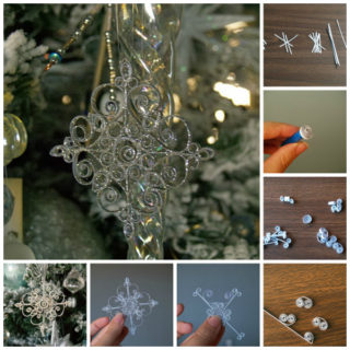 Wonderful DIY Shiny Quilled Snowflake